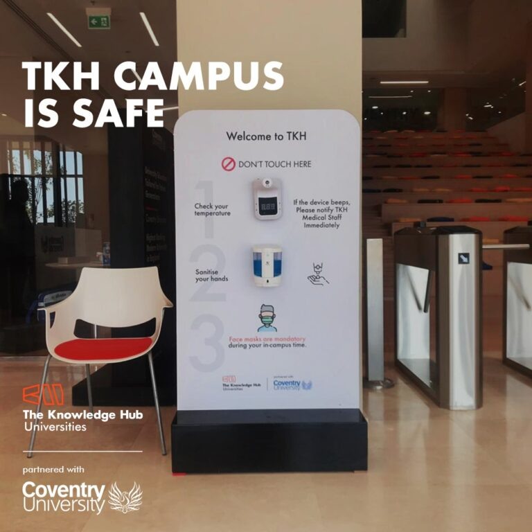 Covid-19 Precautions at The Knowledge Hub Universities
