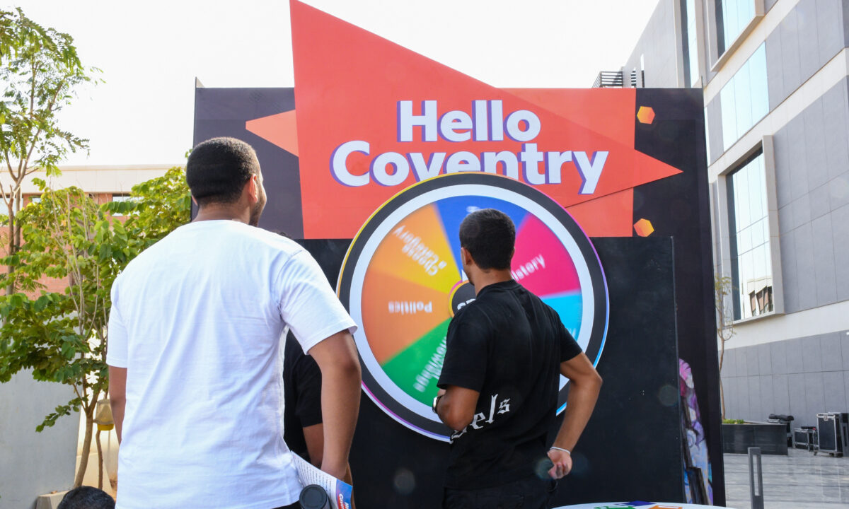 Hello Coventry! a fun pre-orientation day full of activities, games, and prizes.