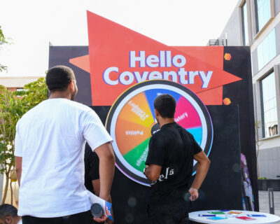 Hello Coventry! a fun pre-orientation day full of activities, games, and prizes.