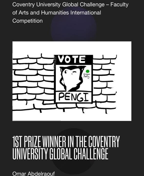 TKH’s very own Omar Abdelraouf has won first place at the Coventry University Global competition!