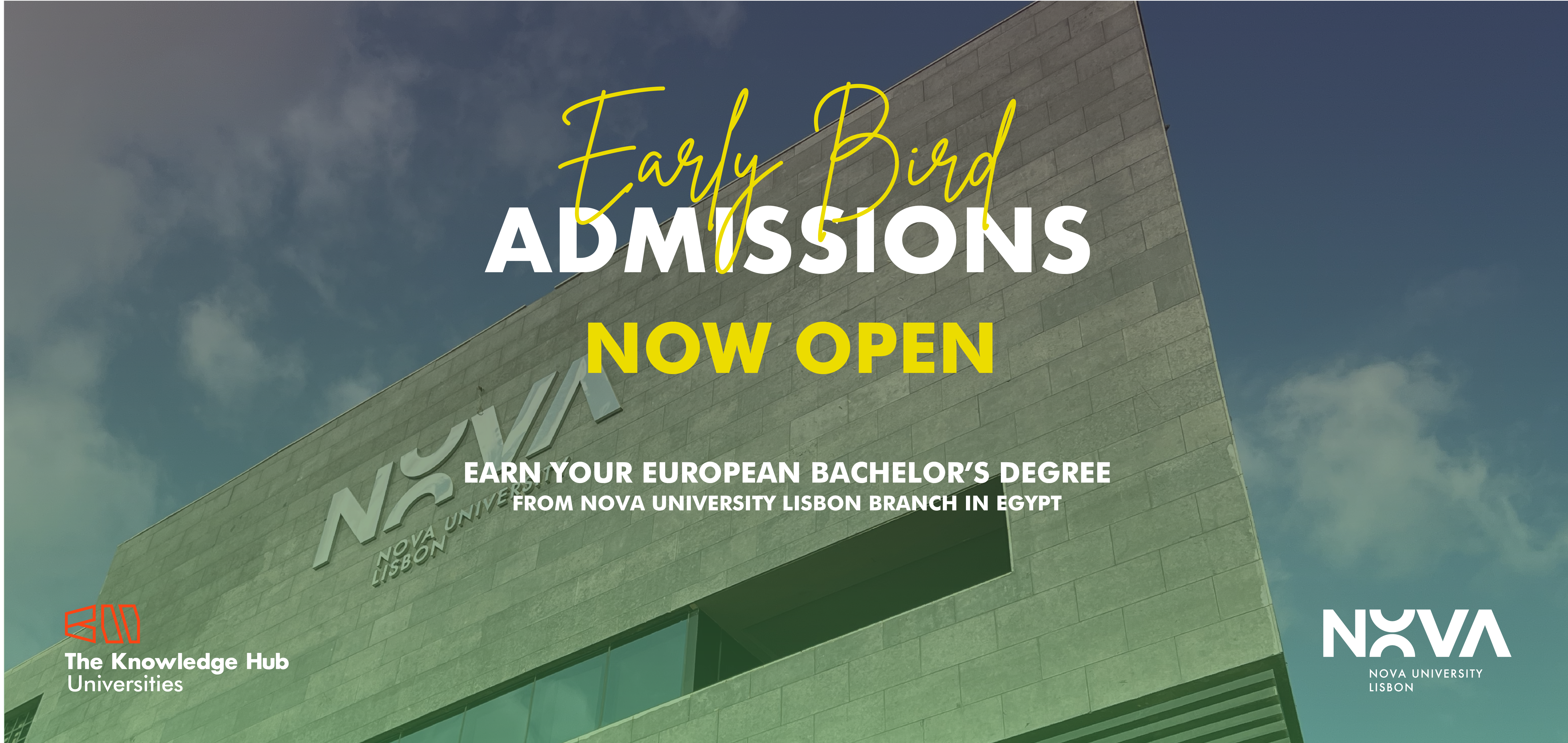 Early Bird Admissions Now Open For NOVA University Lisbon Branch in Egypt